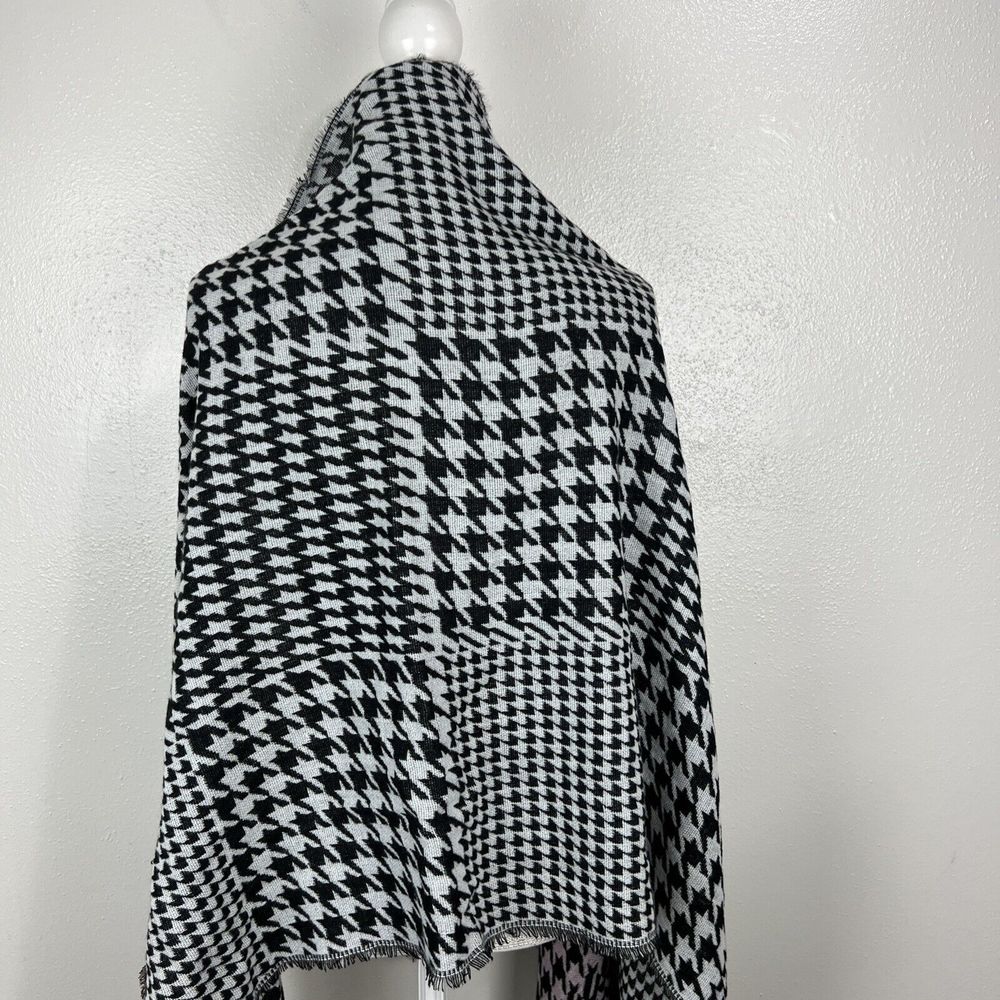 Mixit Scarf Women One Size Black White Pink Hound… - image 8